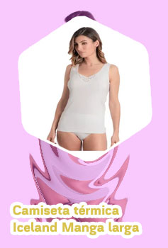 Camiseta térmica mujer algodón
