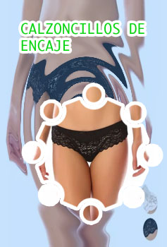 En ropa interior de encaje